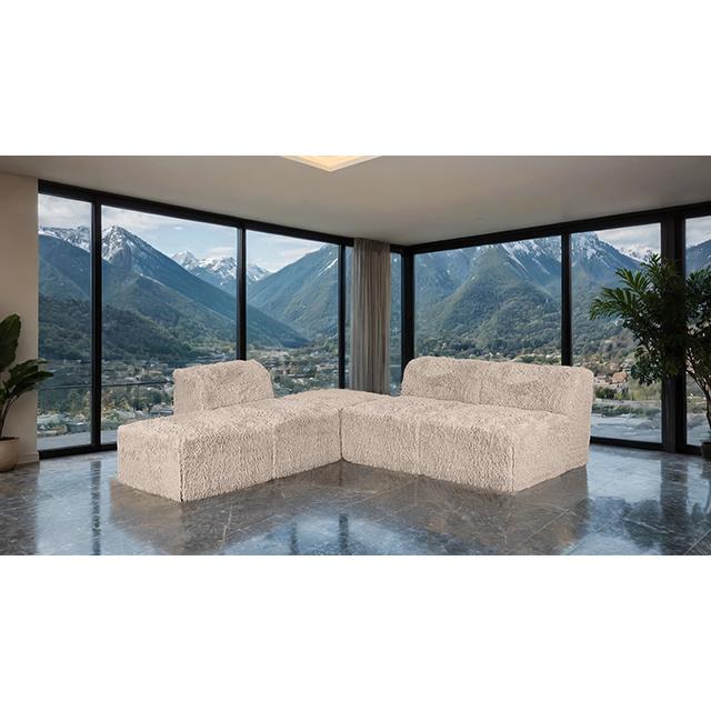 Furniture of America Nappi FM62102TP-SECT-A L-Sectional IMAGE 2