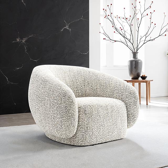 Furniture of America Savino FM-AC6004BR-SW Swivel Chair IMAGE 2