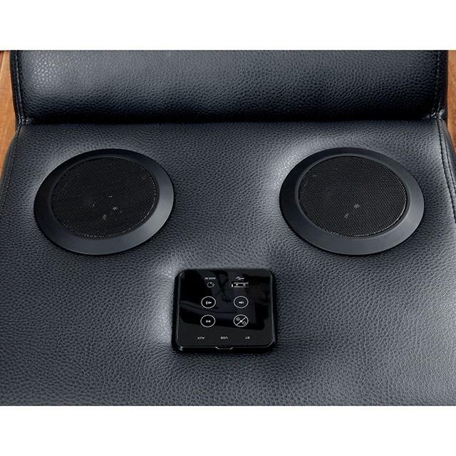 Furniture of America Kemina CM6833BK-CS Speaker Console IMAGE 2
