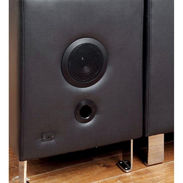Furniture of America Kemina CM6833BK-CS Speaker Console IMAGE 3