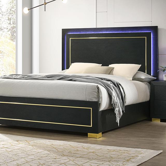 Furniture of America Latimer FM7270BK-F-BED Full Bed IMAGE 1