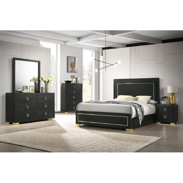 Furniture of America Latimer FM7270BK-F-BED Full Bed IMAGE 3