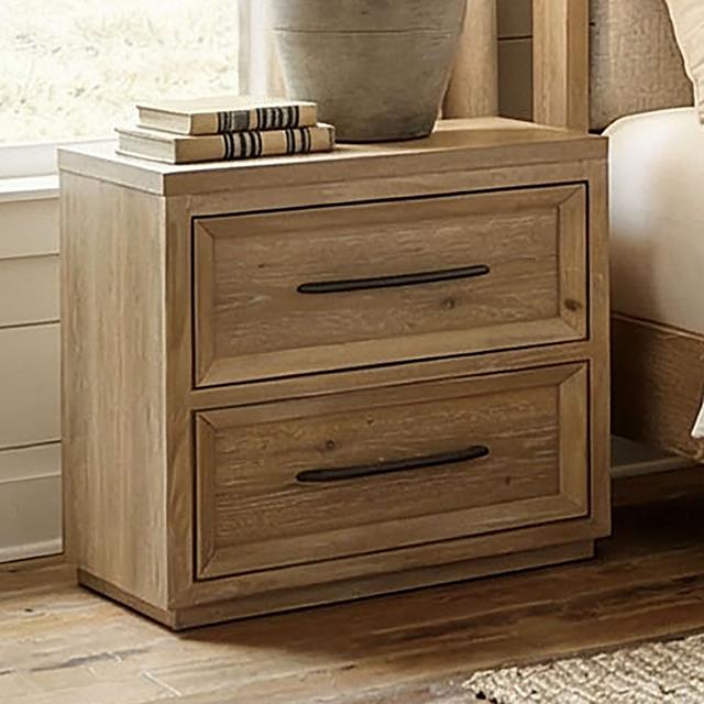 Furniture of America Helios FM74008NT-N Nightstand with Usb IMAGE 1