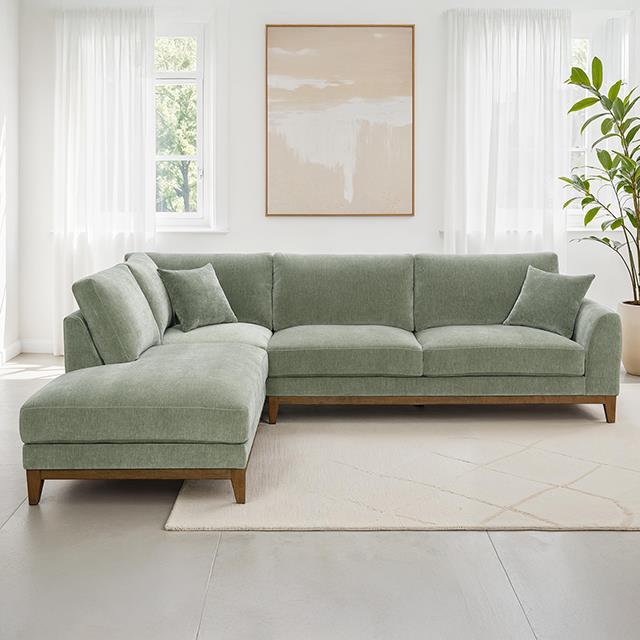 Furniture of America Watton FM64008GR-SECT-L Sectional IMAGE 1