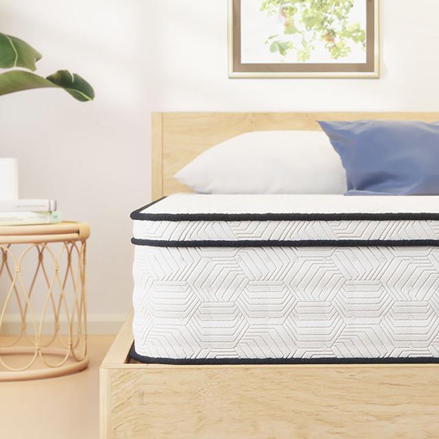 Furniture of America Salvia DM2112-CK 12" California King Hybrid Pocket Coil Mattress IMAGE 2