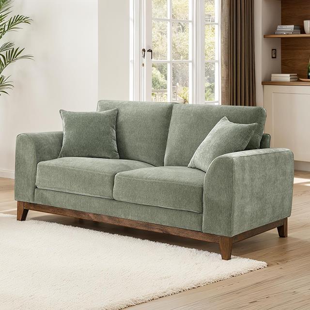 Furniture of America Watton FM64008GR-LV Loveseat IMAGE 1