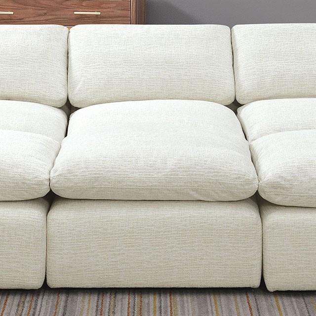 Furniture of America Joel CM6974BG-AC Armless Chair IMAGE 1