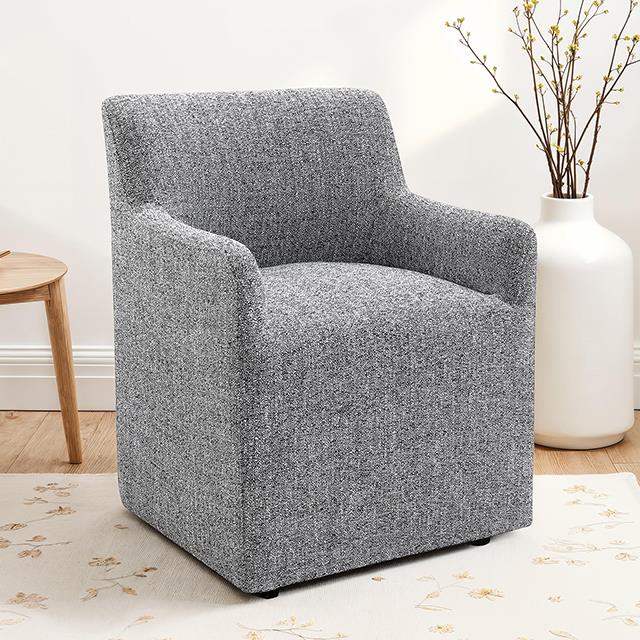 Furniture of America Fico FM3003DG-AC Arm Chair IMAGE 1