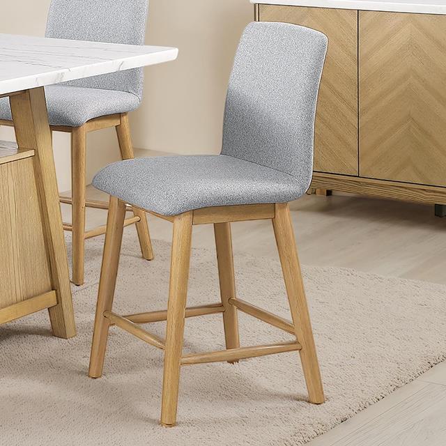 Furniture of America Tangier FM37009NT-PC-2PK Set Of 2 Counter Height Chair IMAGE 1