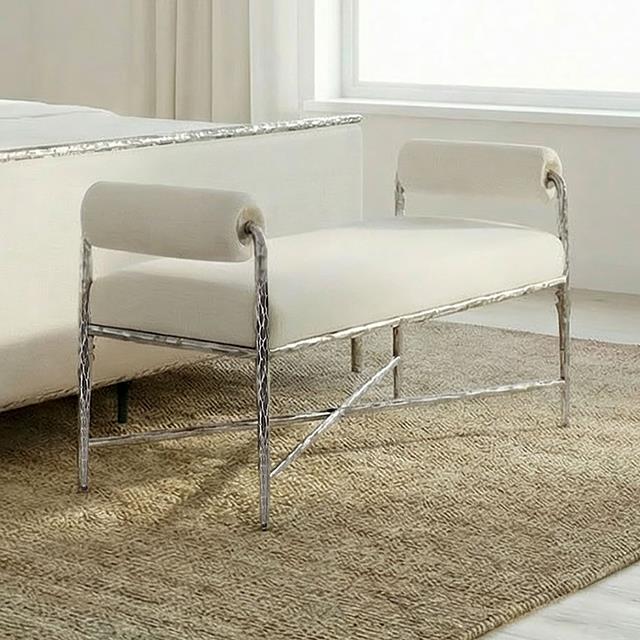 Furniture of America Vilna FM-AC8033GY-BN-3A Bench IMAGE 2