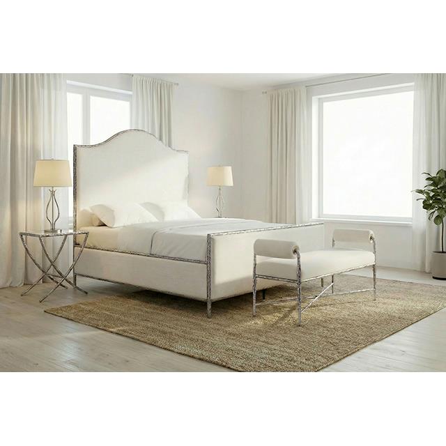 Furniture of America Vilna FM-AC8033GY-BN-3A Bench IMAGE 3