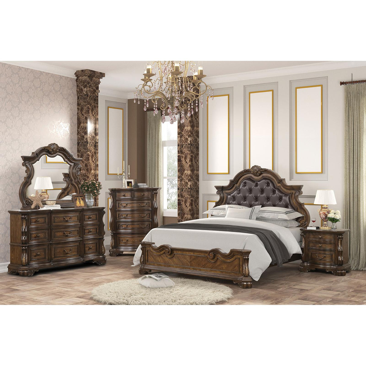 Furniture of America Leovanni FM70003DB-C Chest IMAGE 6