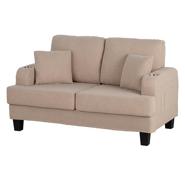 Furniture of America Cinderford SL6936BG-LV-PK Loveseat IMAGE 5