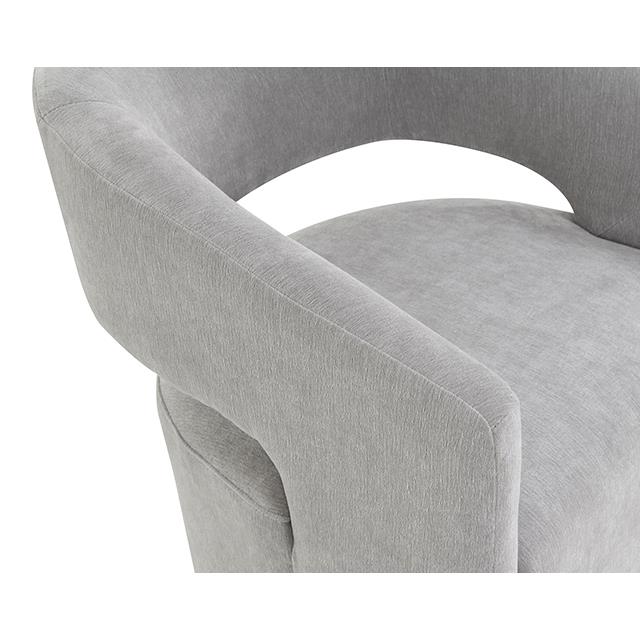 Furniture of America Tresa FM-AC3002LG Arm Chair with Casters IMAGE 5