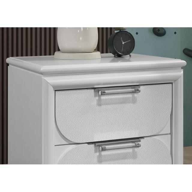 Furniture of America Lareina FM72081WH-N Nightstand IMAGE 3