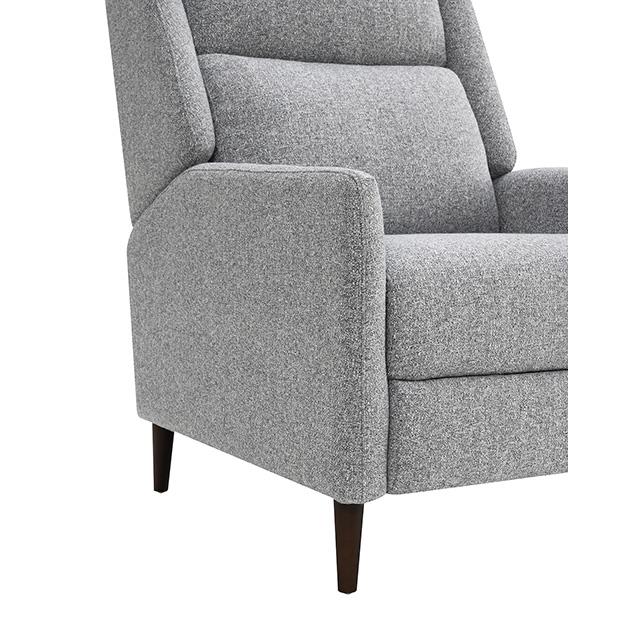 Furniture of America Psyche FM-AC6009GY Pushback Recliner IMAGE 6