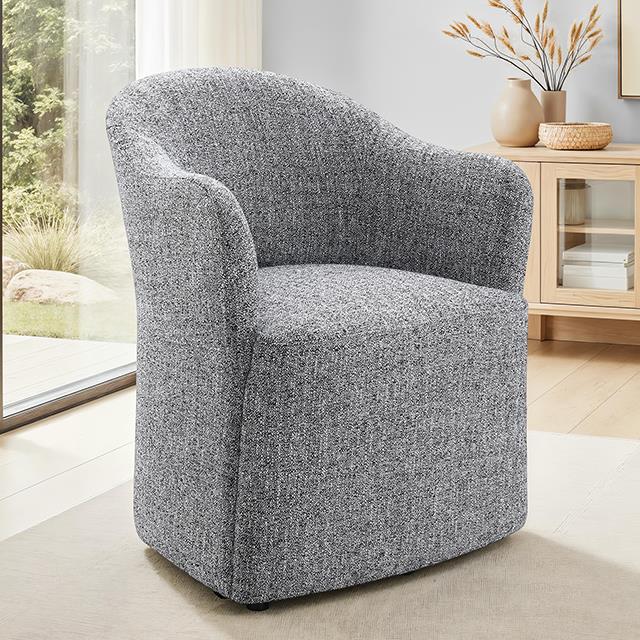 Furniture of America Sema FM3004DG-AC Arm Chair IMAGE 1