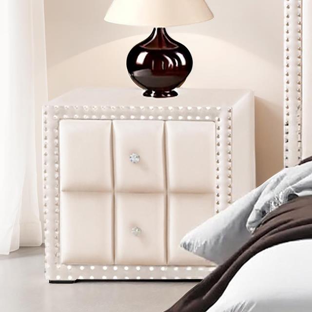 Furniture of America Farese SL7001BG-N Nightstand IMAGE 1
