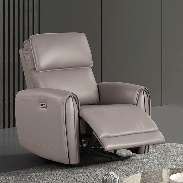 Furniture of America Schlieren FM6012LB-CH-PM Power Recliner IMAGE 1