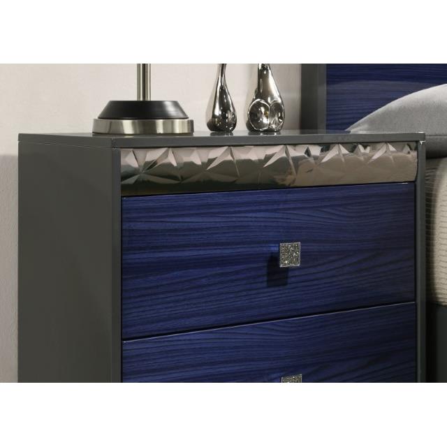Furniture of America Hartlepool FM7250BL-N Nightstand IMAGE 3