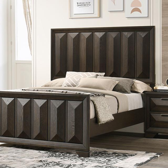 Furniture of America Hexham FM7232BR-EK-BED King Bed IMAGE 1