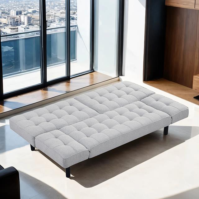 Furniture of America Bellevue FM2801LG Futon Sofa IMAGE 3