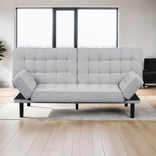 Furniture of America Bellevue FM2801LG Futon Sofa IMAGE 5