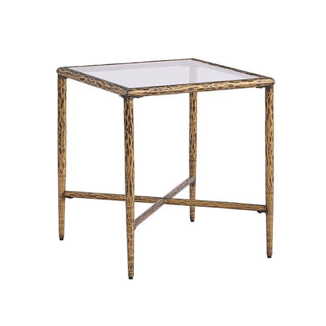 Furniture of America Selva FM-AC8037GD-ST Side Table IMAGE 1