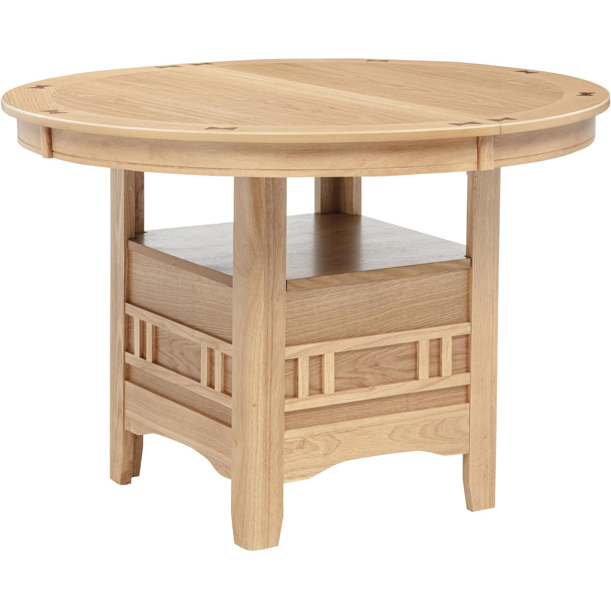 Coaster Furniture Lavon 106620 Oval 60-inch Wood Extension Leaf Dining Table - Light Oak IMAGE 10