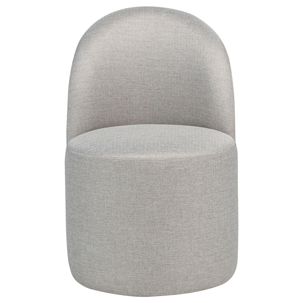 Coaster Furniture Aubrey 107062BEI Set of 2 Upholstered Barrel Dining Side Chair - Beige IMAGE 2