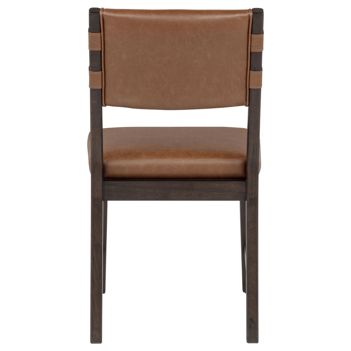 Coaster Furniture Tegan 107072 Set of 2 Faux Leather Upholstered Dining Side Chair - Cognac IMAGE 9
