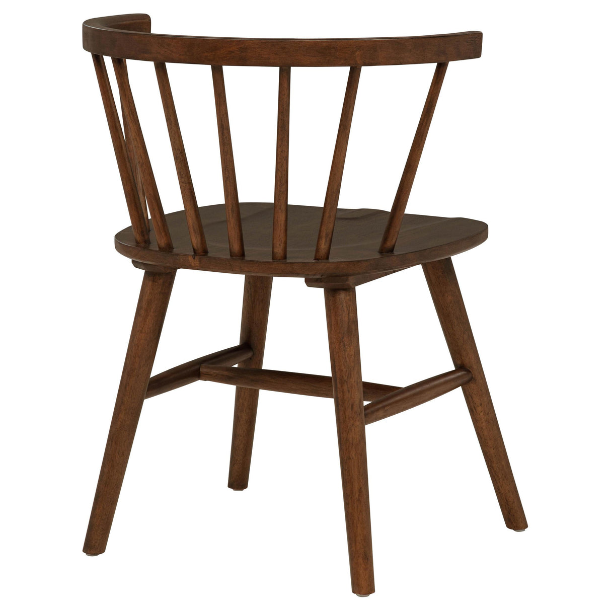 Coaster Furniture Jeffries 107202WAL Set of 2 Windsor Wood Dining Side Chair - Walnut IMAGE 3