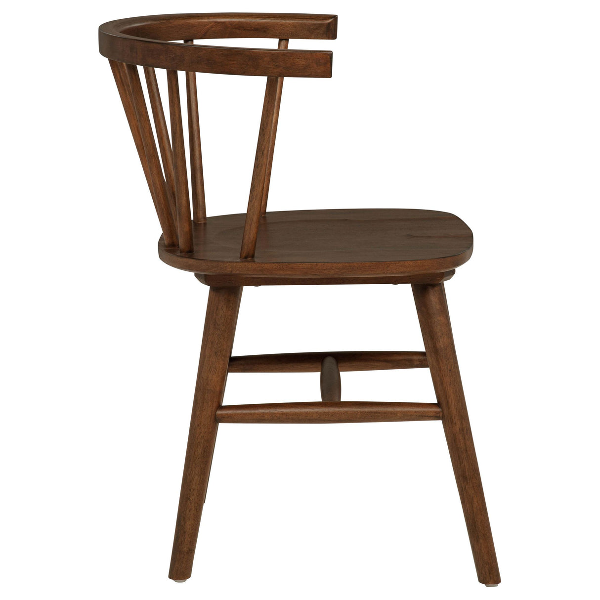 Coaster Furniture Jeffries 107202WAL Set of 2 Windsor Wood Dining Side Chair - Walnut IMAGE 5