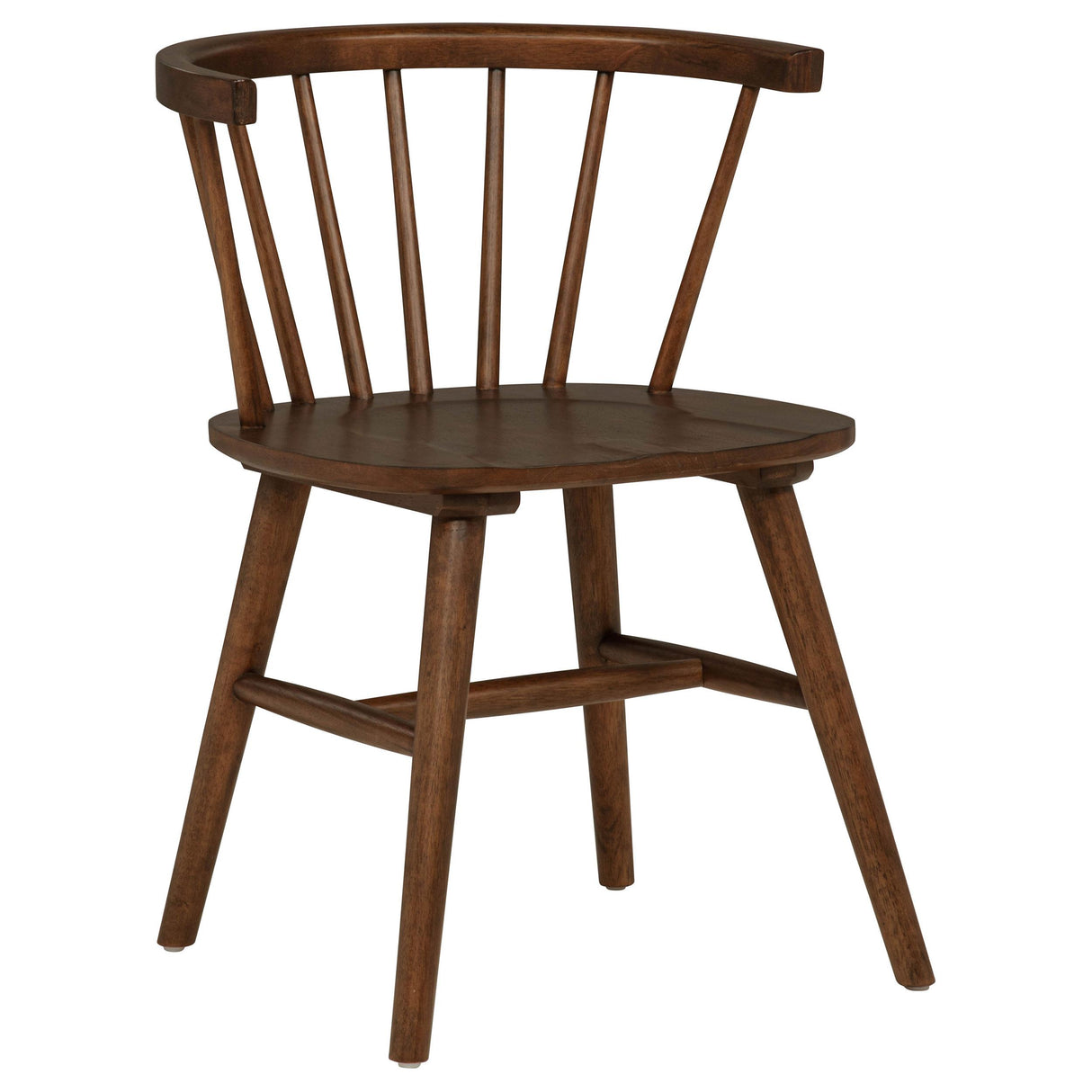 Coaster Furniture Jeffries 107202WAL Set of 2 Windsor Wood Dining Side Chair - Walnut IMAGE 8