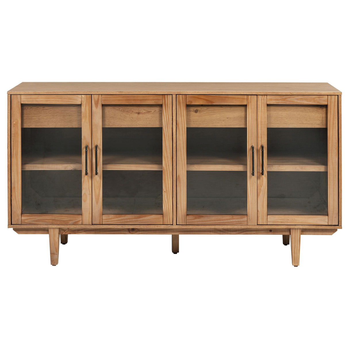 Coaster Furniture Middleton 108545NAT 4-door Sideboard Server with Dual Drawers - Natural IMAGE 7
