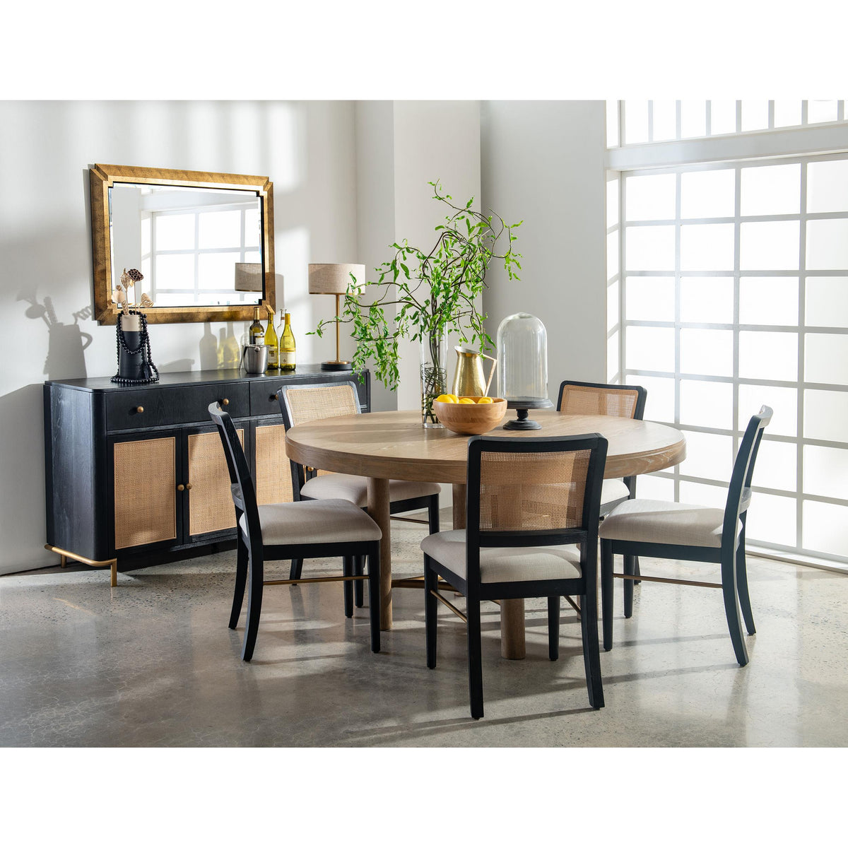 Coaster Furniture Arini 108930 60-inch Round Wood Dining Room Table - Sand Wash IMAGE 9