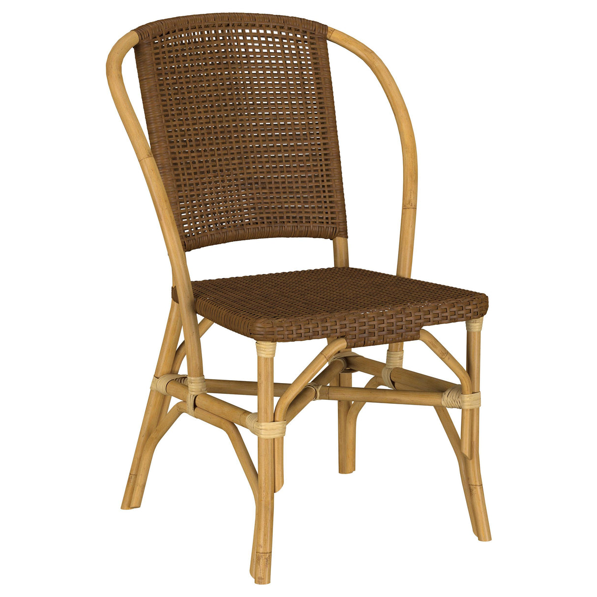 Coaster Furniture Lexley 109122 Set of 2 Woven Rattan Dining Side Chair - Brown IMAGE 9