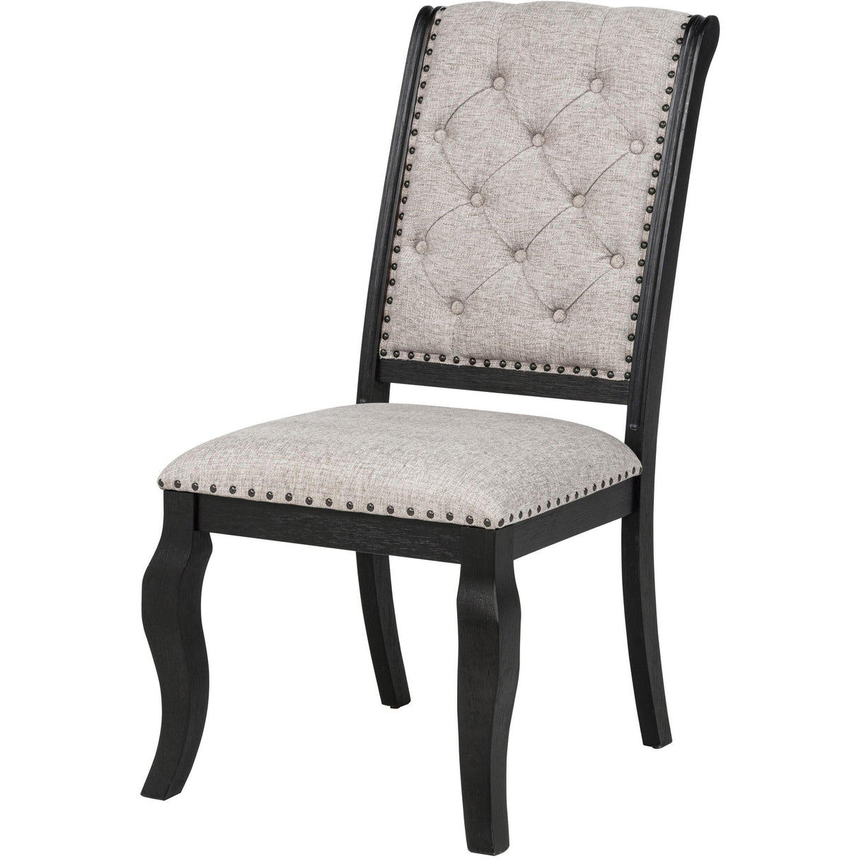 Coaster Furniture Phelps 121232 Set of 2 Upholstered Dining Side Chair - Tan Distressed Noir IMAGE 5