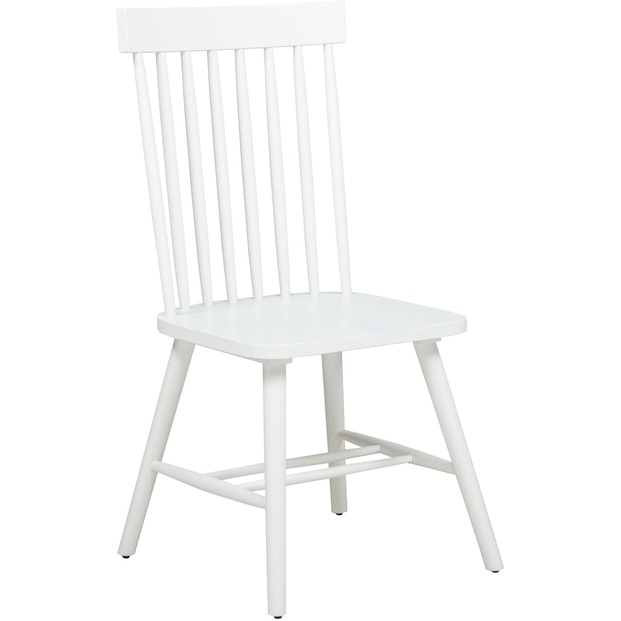Coaster Furniture Andrews 122502WHT Set of 2 Windsor Spindle Back Dining Side Chair - White IMAGE 3