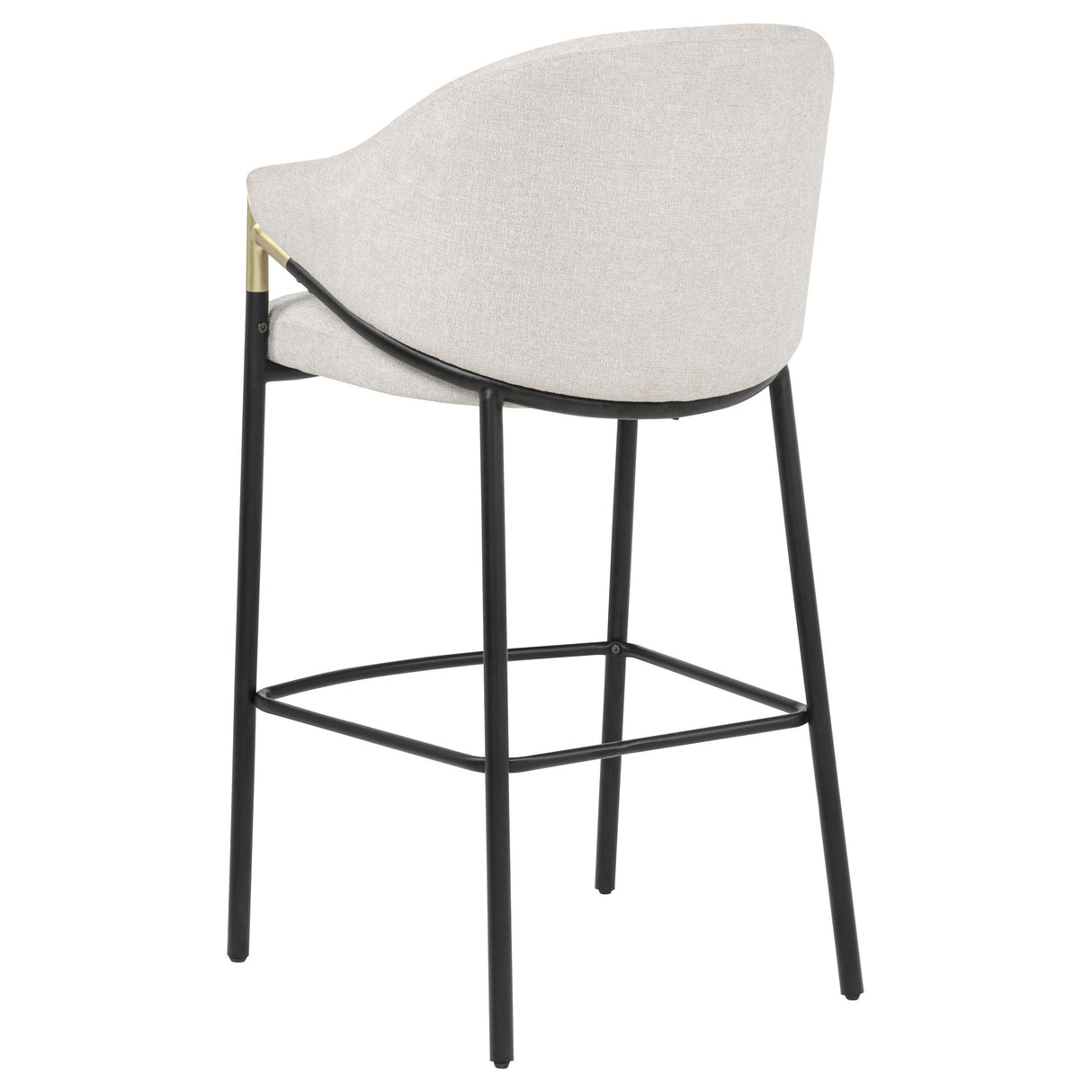 Coaster Furniture Chadwick 183437N Set of 2 Fabric Upholstered Bar Chair - Beige IMAGE 4