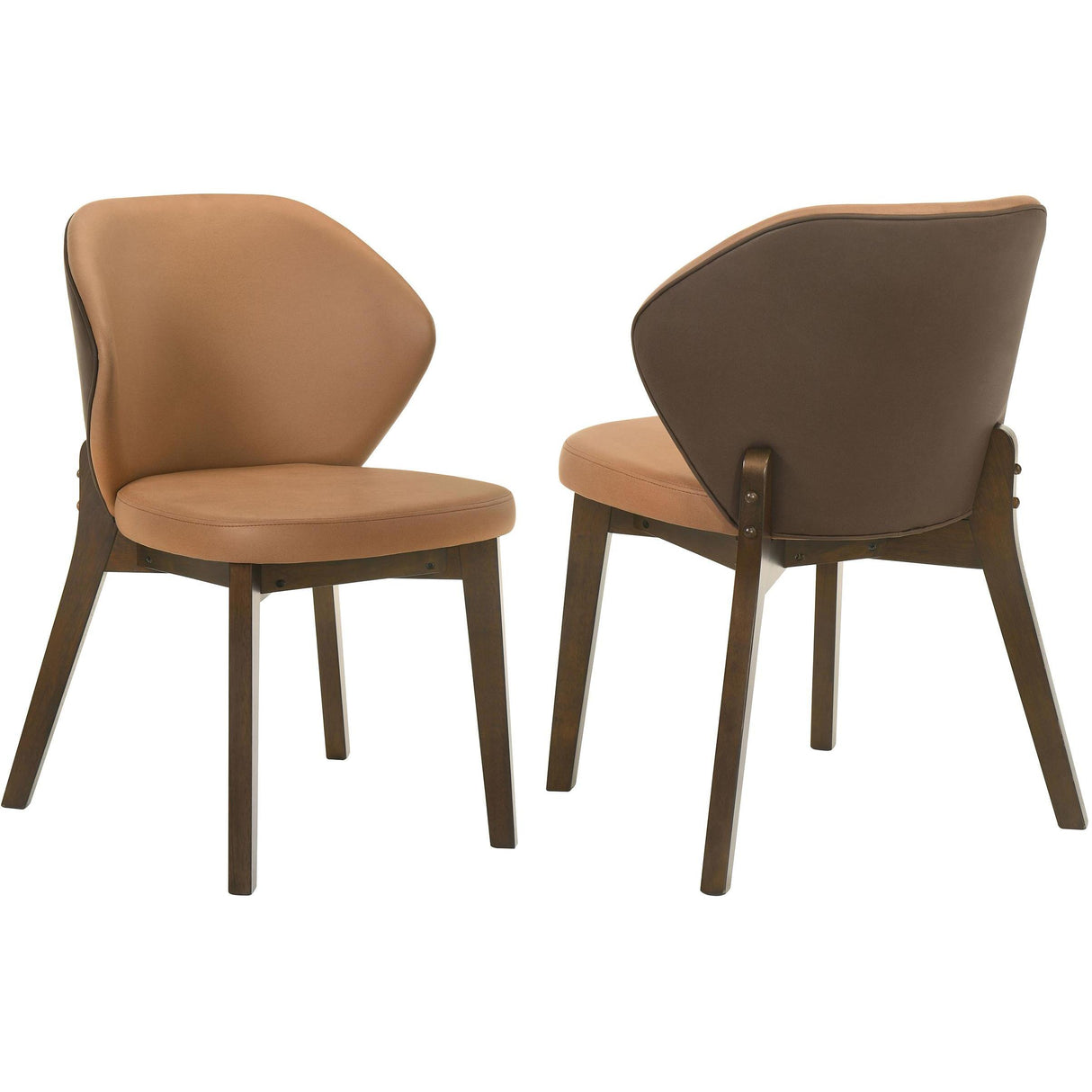 Coaster Furniture Randolph 192522 Set of 2 Dining Side Chair - Butterscotch/Brown IMAGE 1