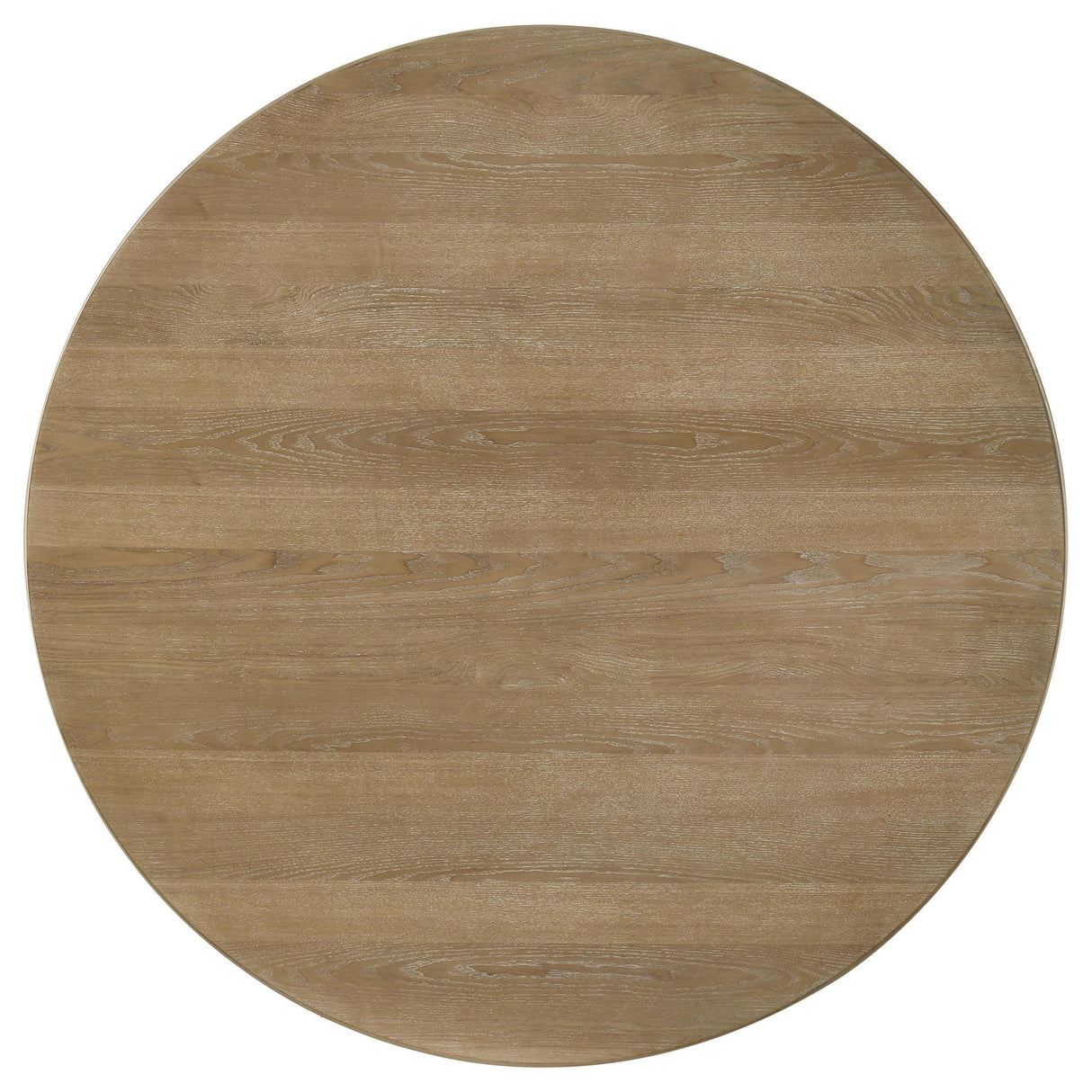Coaster Furniture Adina 193610 53-inch Round Wood Dining Table - Distressed Light Brown IMAGE 4