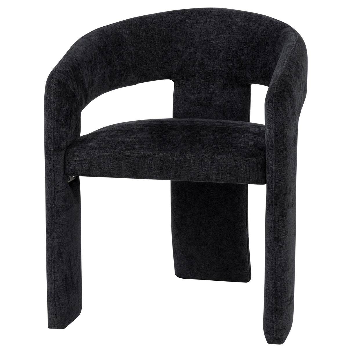 Coaster Furniture Carlow 193813BLK Set of 2 Upholstered Dining Arm Chair - Black IMAGE 3