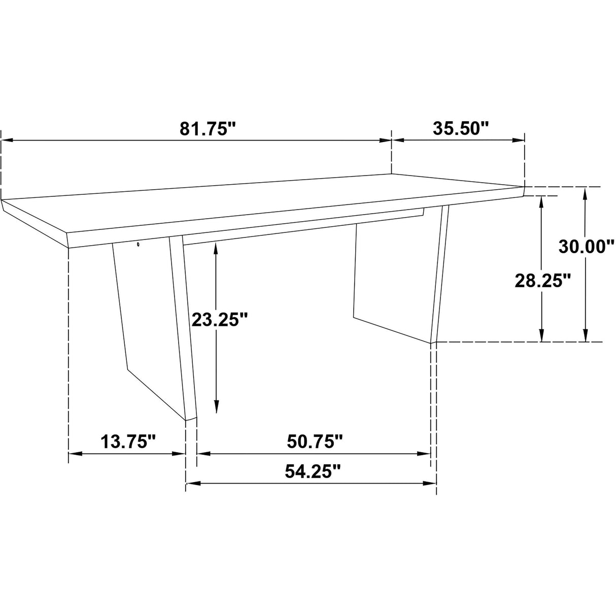 Coaster Furniture Decker 193951NAT 82-inch Rectangular Wood Dining Table - Natural Oak IMAGE 10