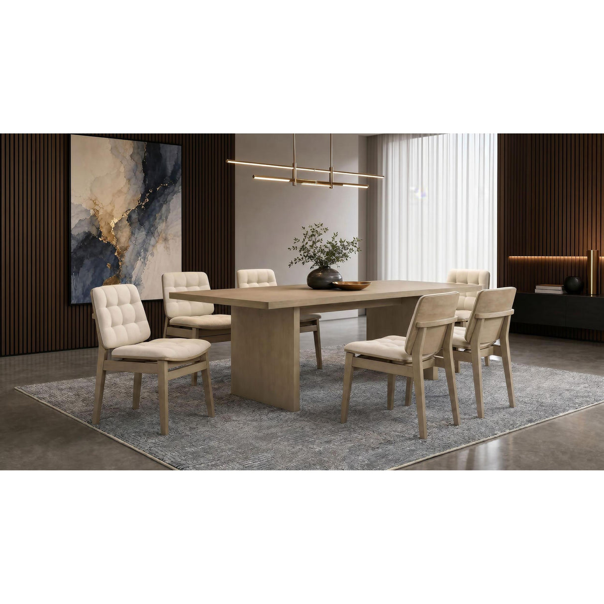 Coaster Furniture Decker 193951NAT 82-inch Rectangular Wood Dining Table - Natural Oak IMAGE 14