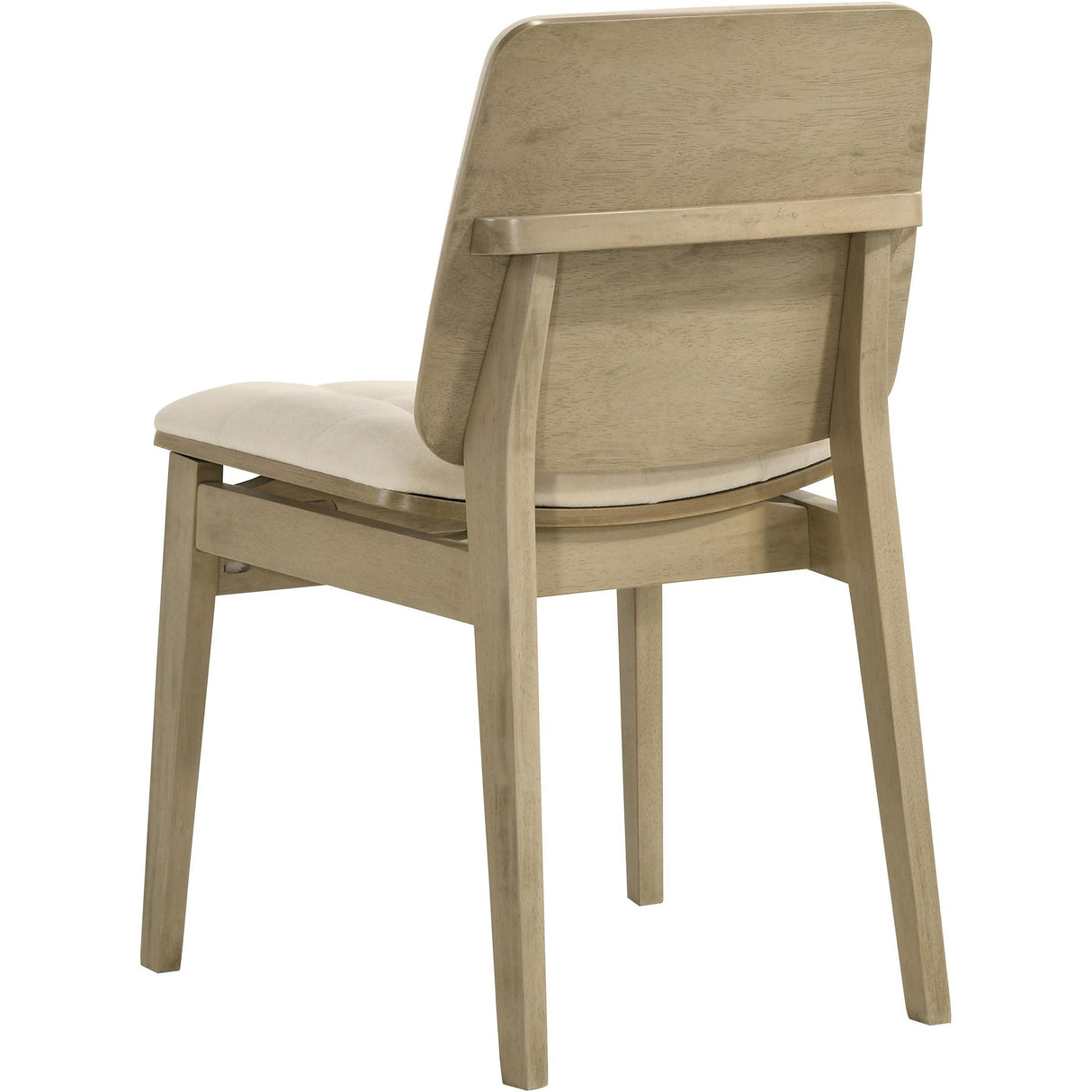 Coaster Furniture Redbridge 193952NAT Set of 2 Velvet Upholstered Side Chair - Cream/Natural Oak IMAGE 7