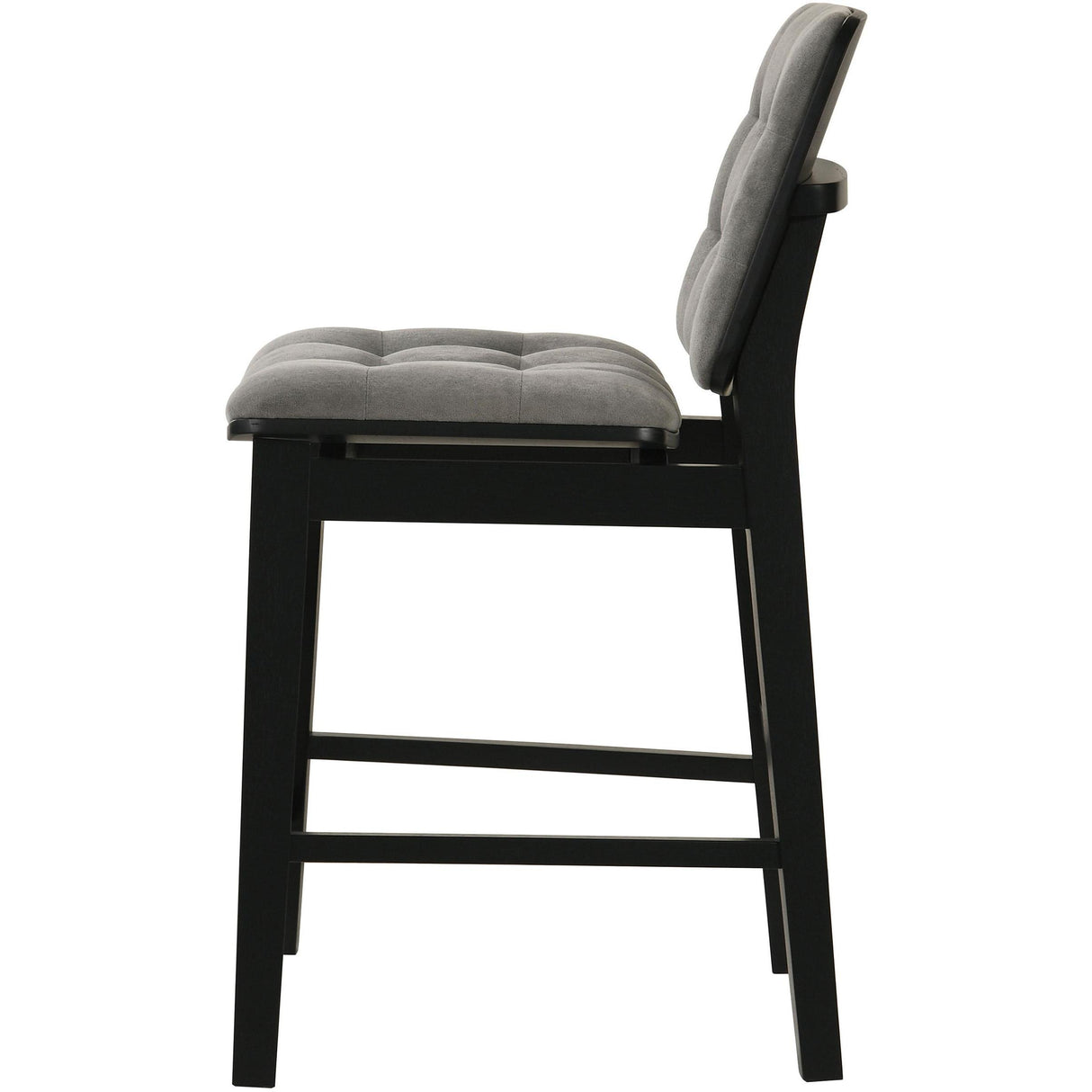 Coaster Furniture Redbridge 193969BLK Set of 2 Velvet Upholstered Counter Chair - Grey/Black IMAGE 6