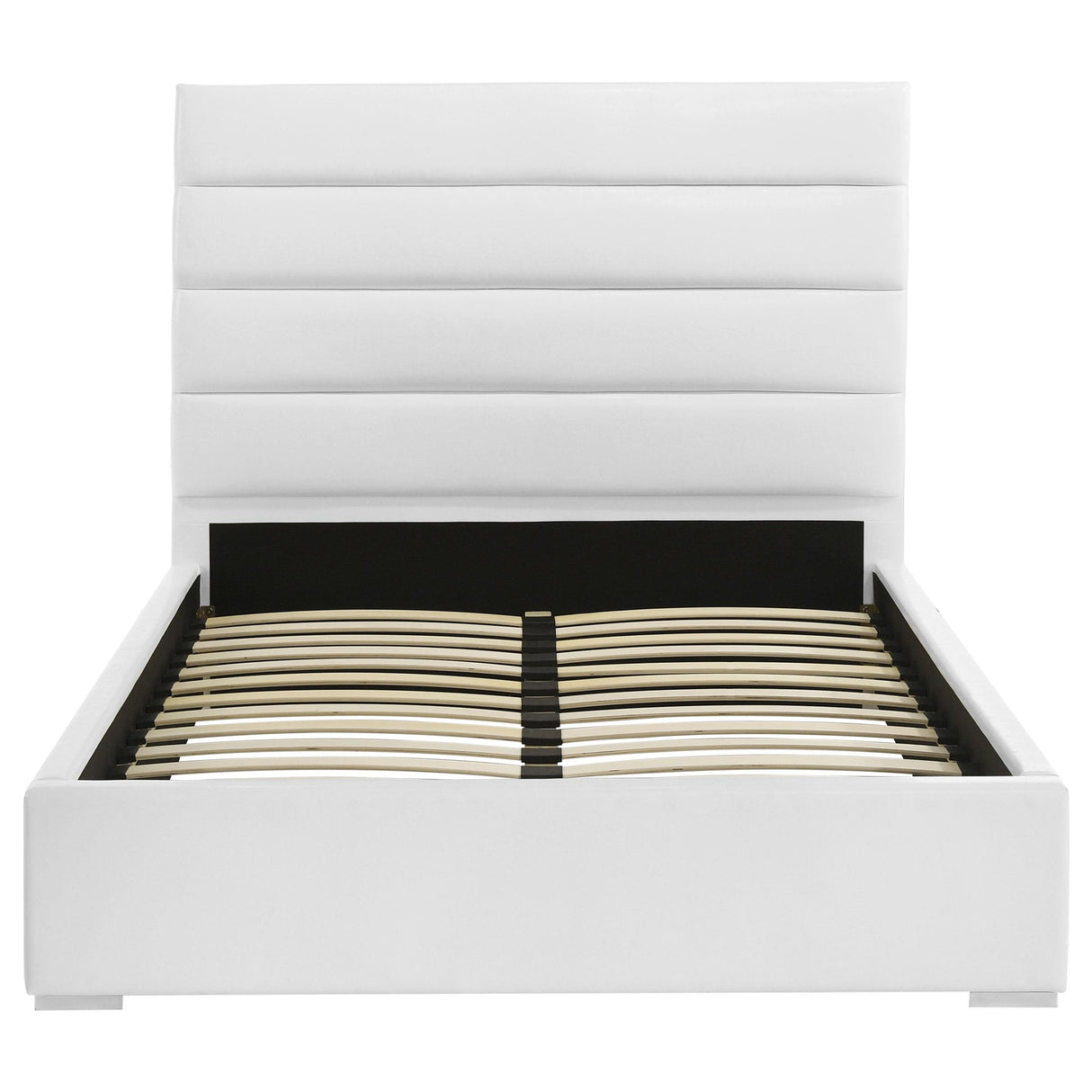 Coaster Furniture Felicity 203511F 53-inch Upholstered Full Platform Bed - White IMAGE 3