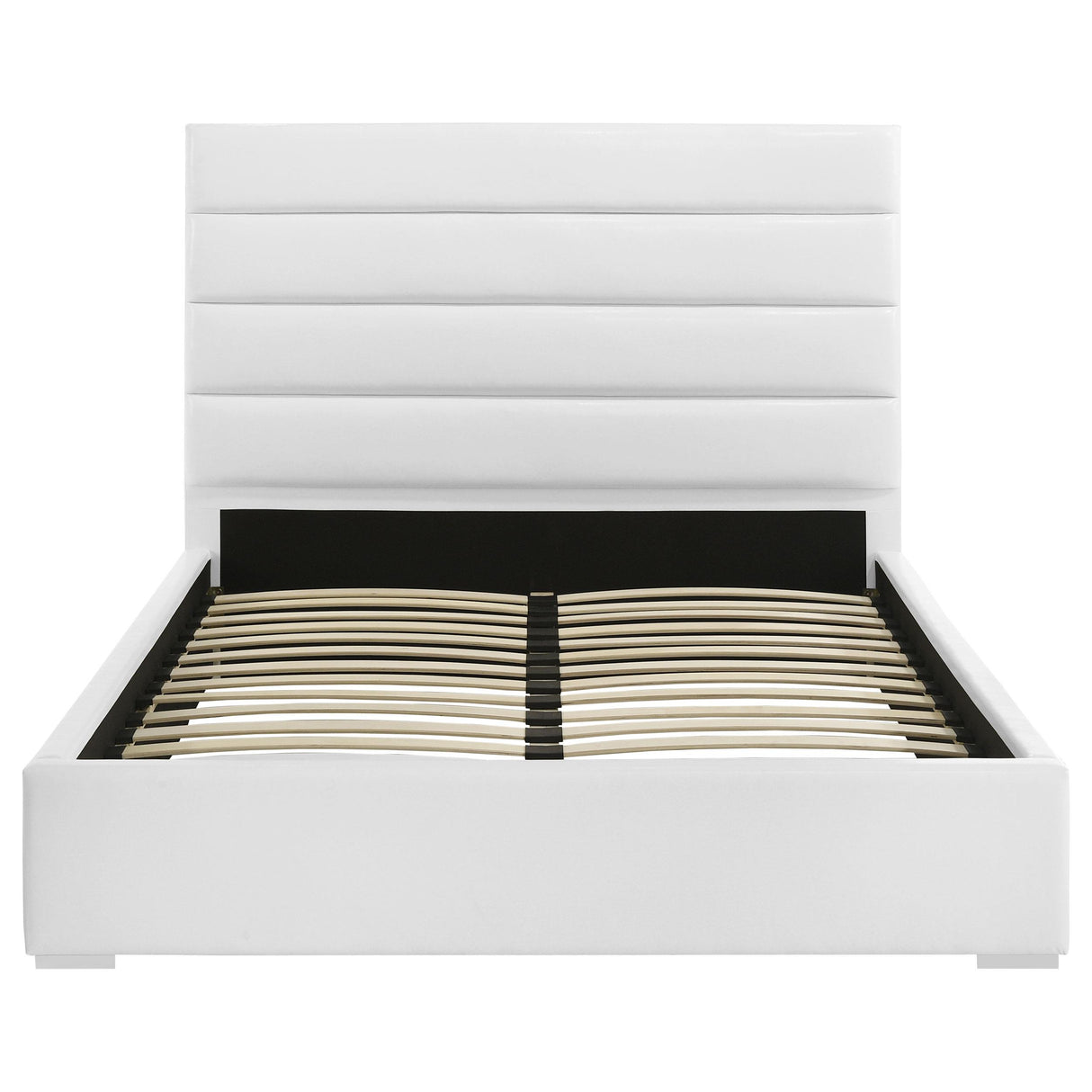 Coaster Furniture Felicity 203511KW 53-inch Upholstered California King Bed - White IMAGE 3