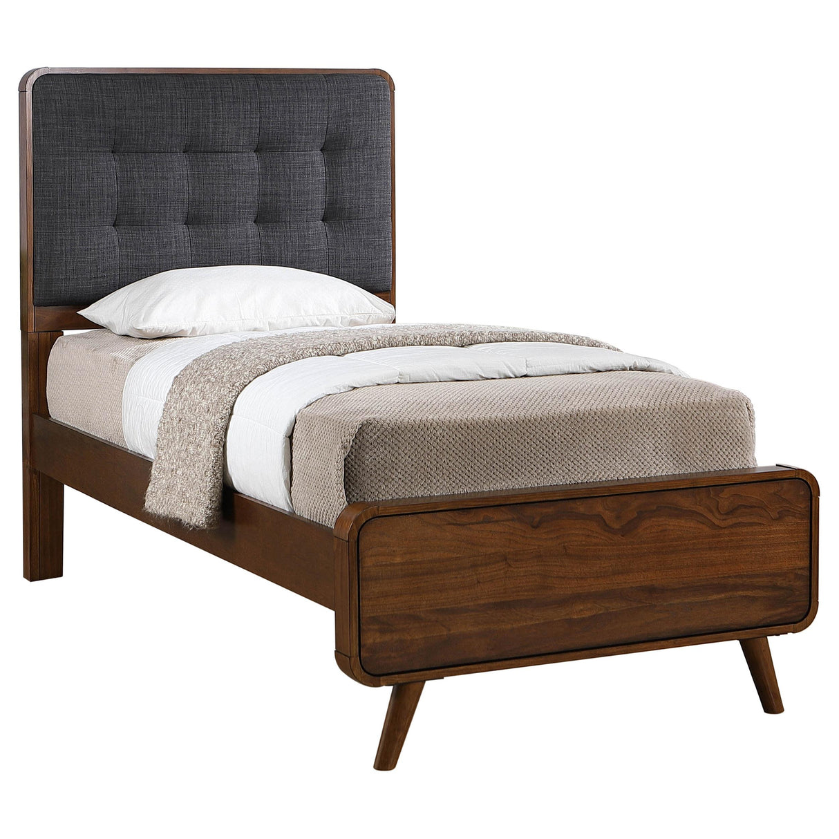 Coaster Furniture Robyn 205131T Wood Twin Platform Bed - Dark Walnut IMAGE 7